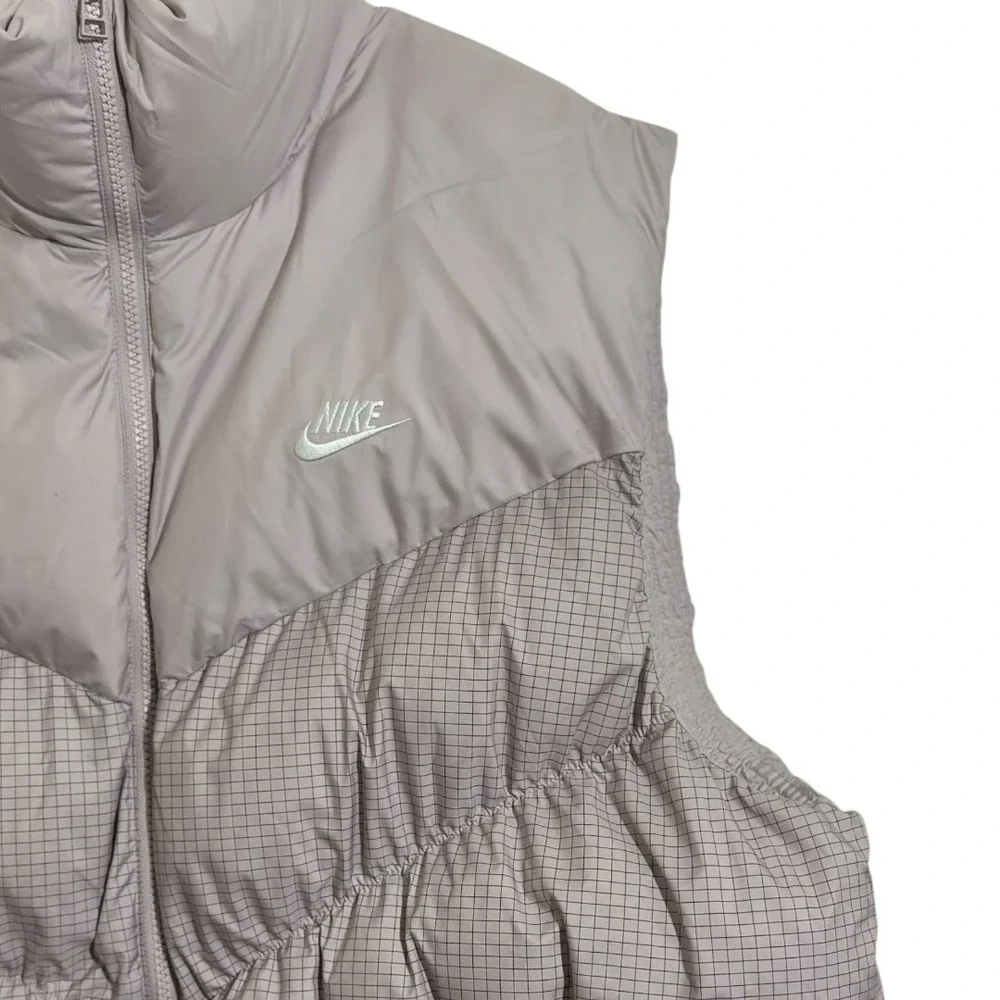 Nike Sportswear Windpuffer Therma-FIT Long Puffer‎ Vest Platinum Violet Size XL